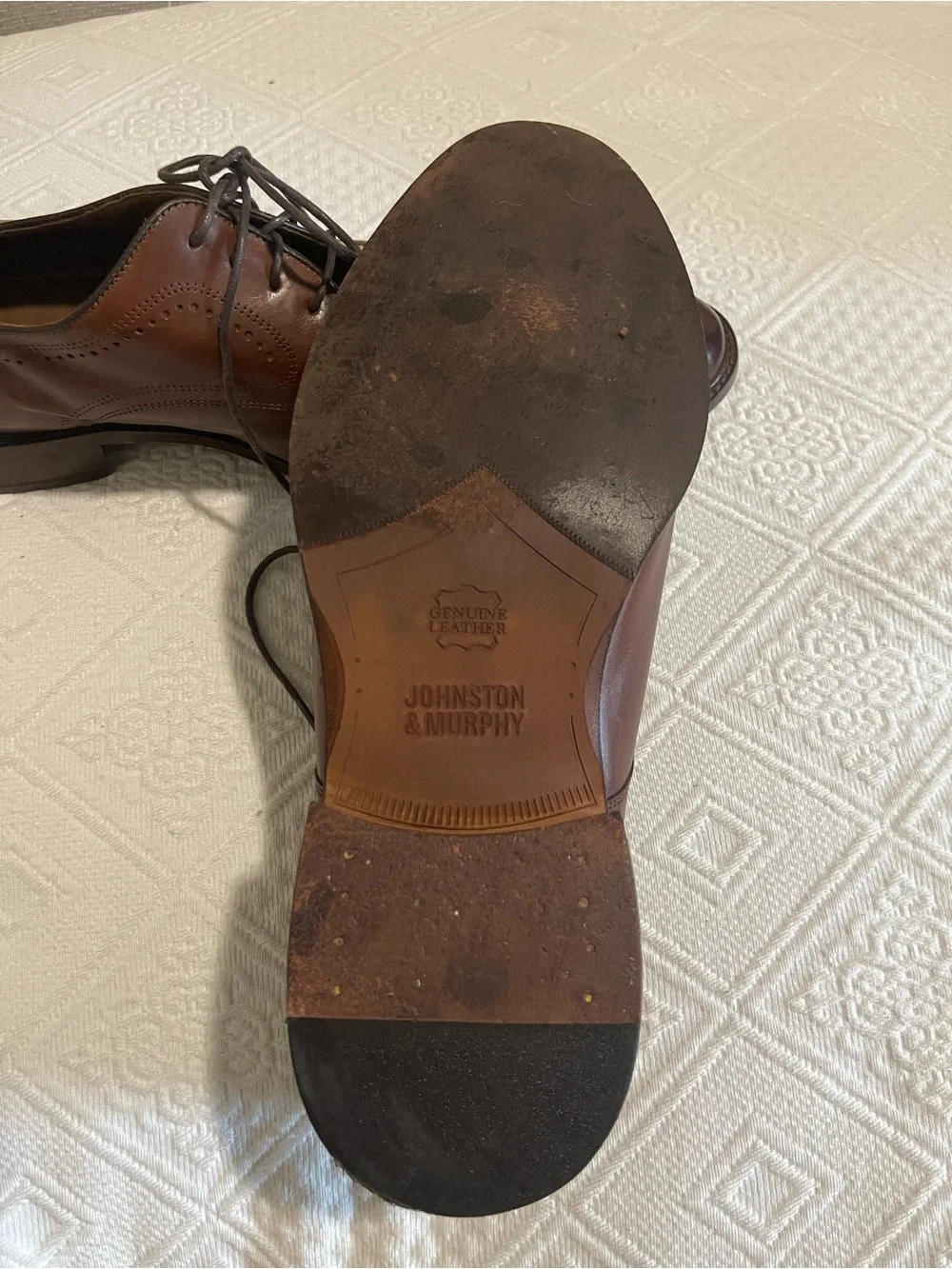 Johnston & Murphy polished brown